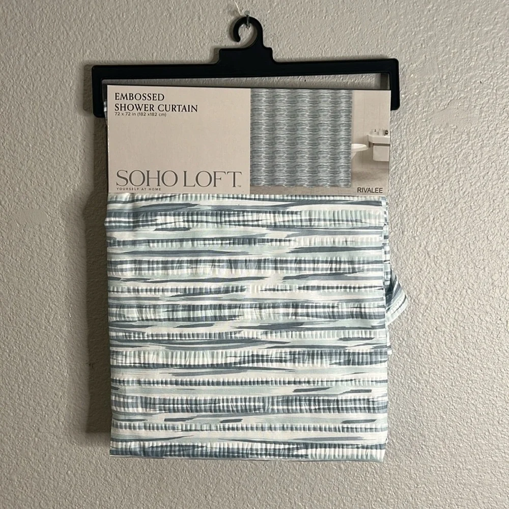 Embossed Shower Curtain - NWT